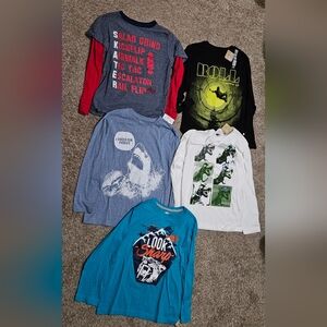 Lot of 5 Large (10-12) Boys Shirts